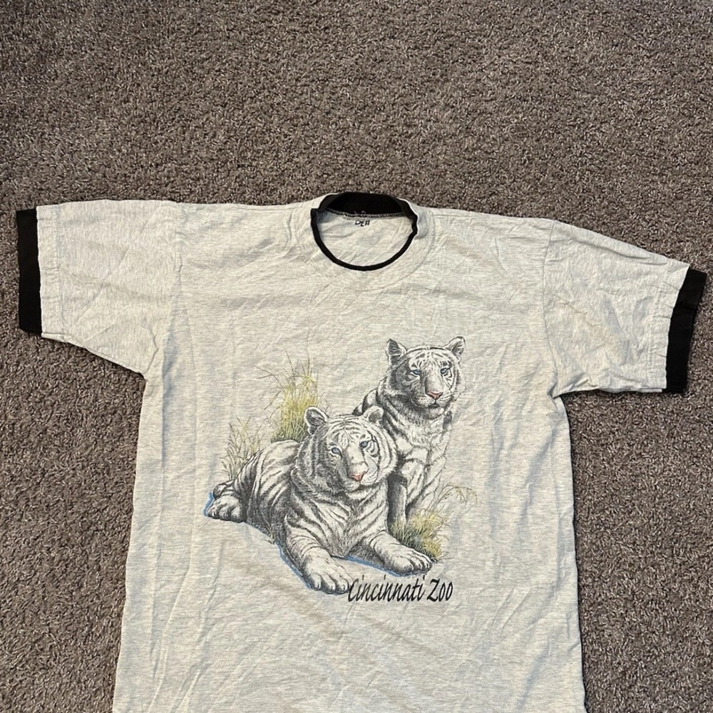 American Vintage Kids' Gray Tiger Tee